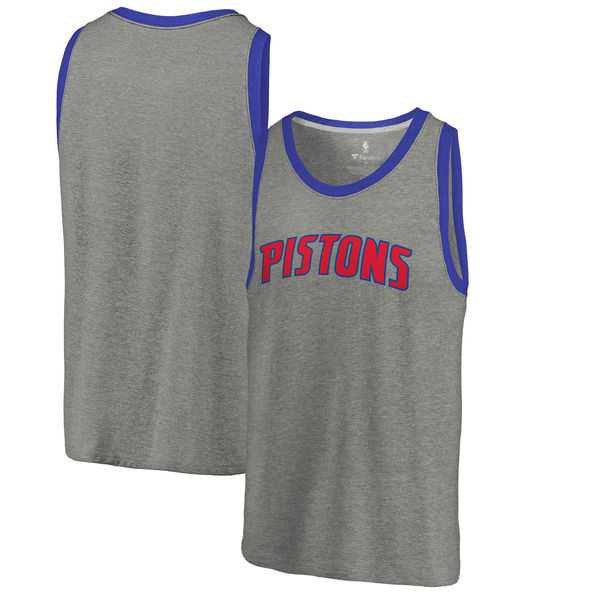 Detroit Pistons Fanatics Branded Wordmark Tri-Blend Tank Top - Heathered Gray,We sell and wholesale Detroit Pistons Fanatics Branded Wordmark Tri-Blend Tank Top - Heathered Gray on line form chian!